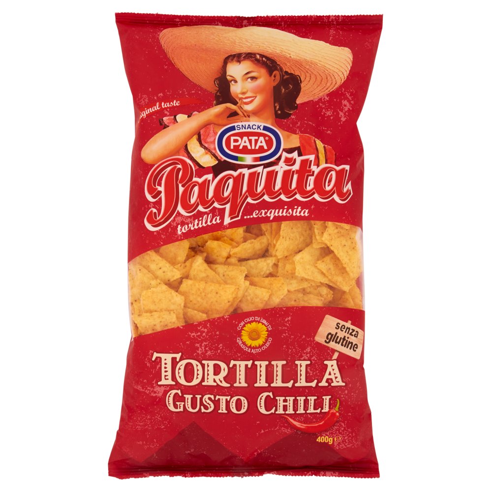 Pata Paquita Tortilla Gusto Chili 400 G CIFO Cash Carry