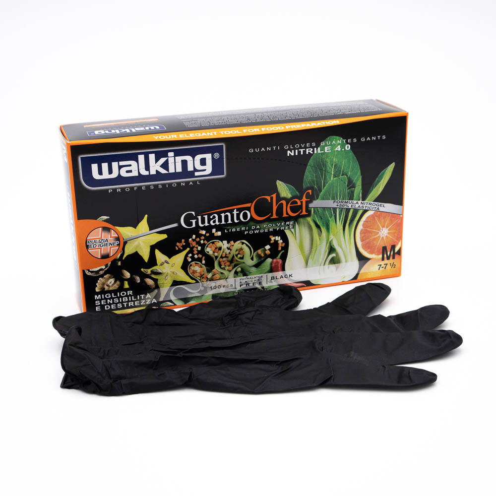 Guanti Monouso Walking Nitrile X-Large Taglia 100 Pezzi - Sterili E Resistenti